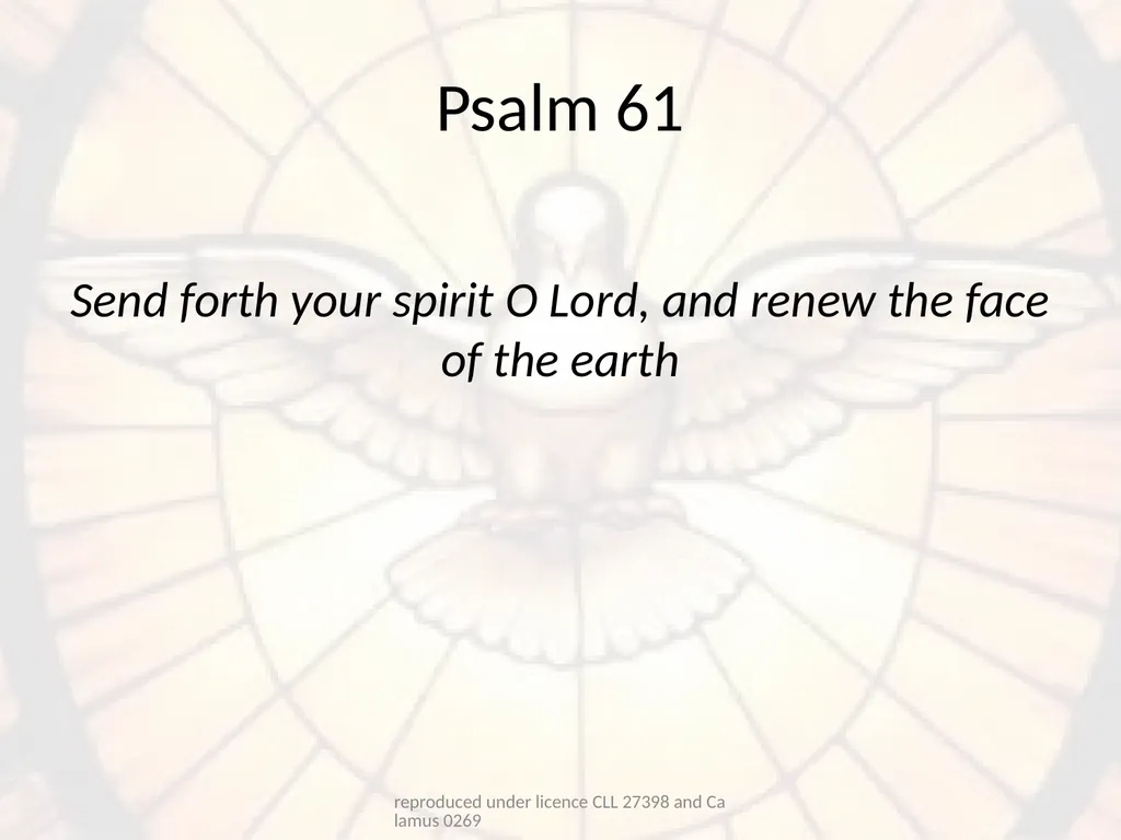 Confirmation Hymns reproduced under licence CLL - slide 5 of 23