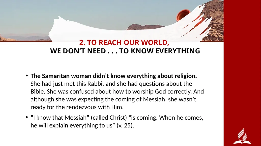 Come, See THE SAVIOR OF THE WORLD SERMON PREPARED - slide 9 of 27