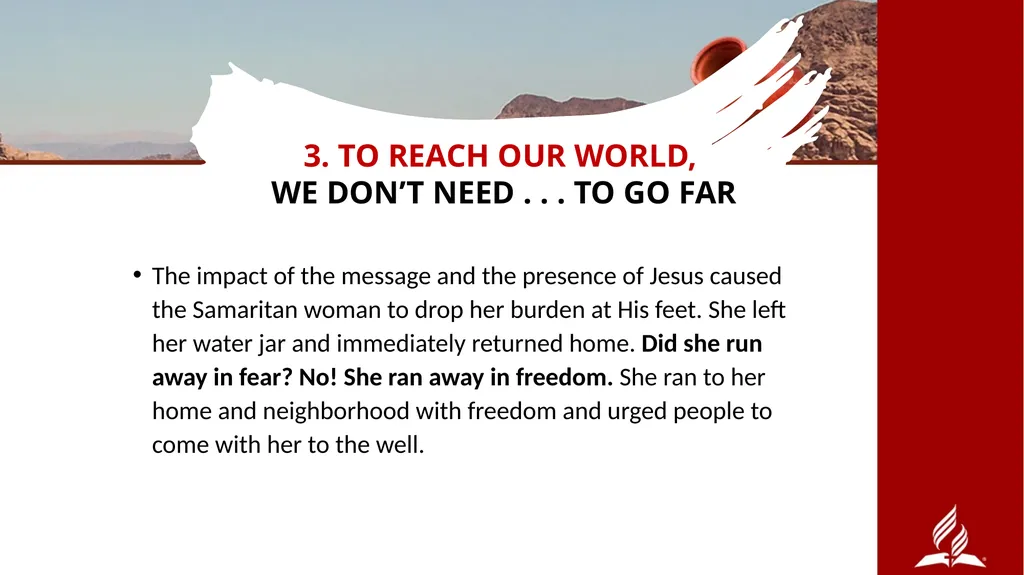 Come, See THE SAVIOR OF THE WORLD SERMON PREPARED - slide 11 of 27