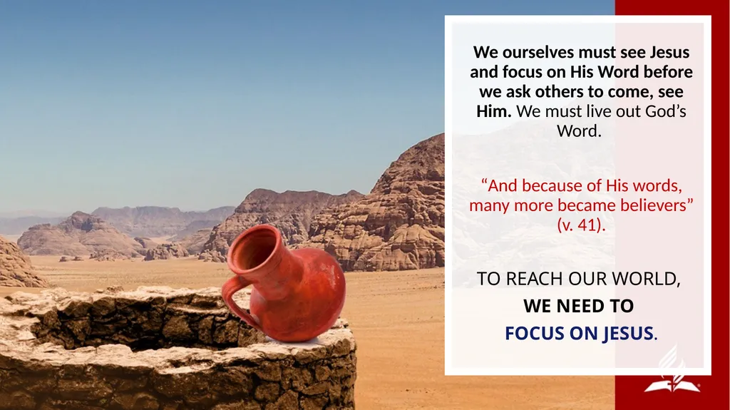 Come, See THE SAVIOR OF THE WORLD SERMON PREPARED - slide 19 of 27