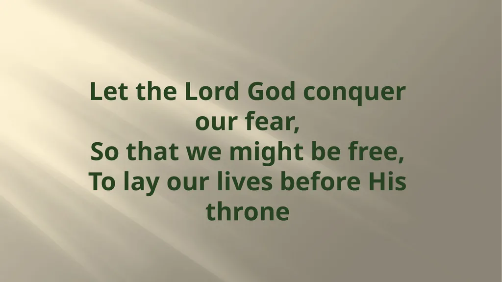 THE PEOPLE OF GOD The people of God shines forth - slide 7 of 10