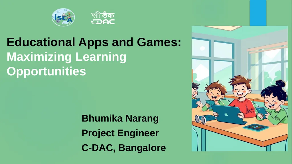 Educational Apps and Games: Maximizing Learning