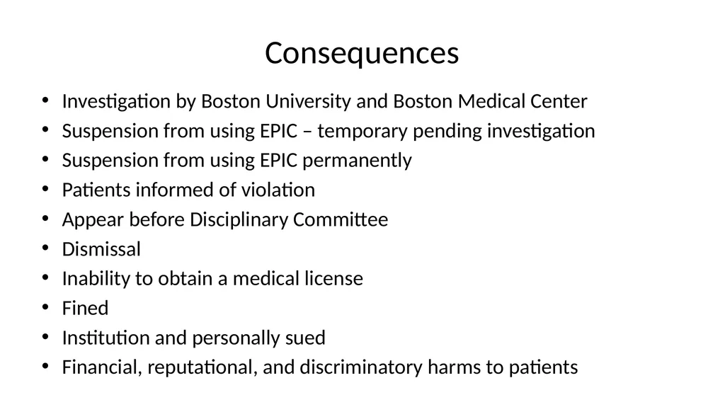 HIPAA for medical students Dan Chen, MD – Internal - slide 30 of 32