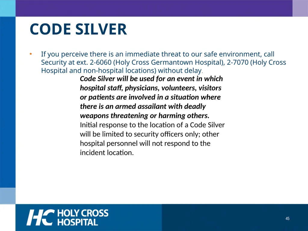 Physician Orientation Guide Welcome Welcome to - slide 45 of 49