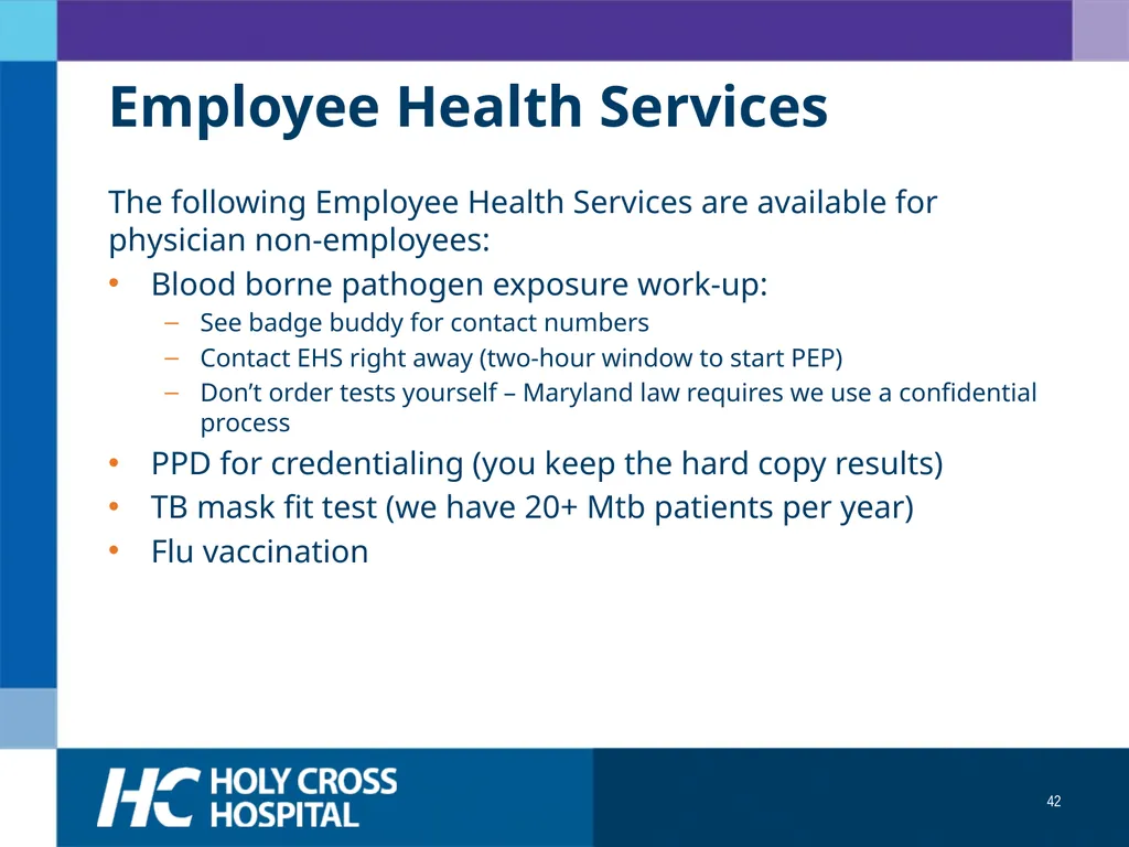 Physician Orientation Guide Welcome Welcome to - slide 42 of 49
