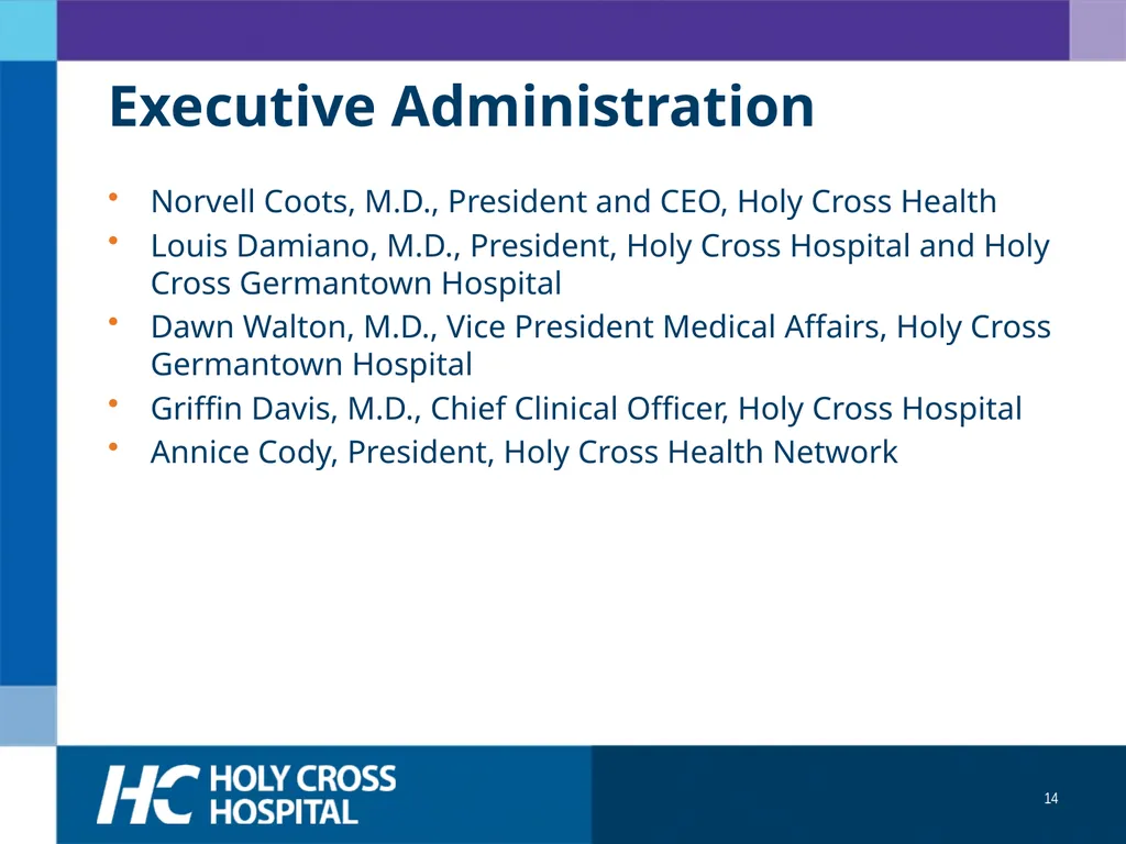 Physician Orientation Guide Welcome Welcome to - slide 14 of 49