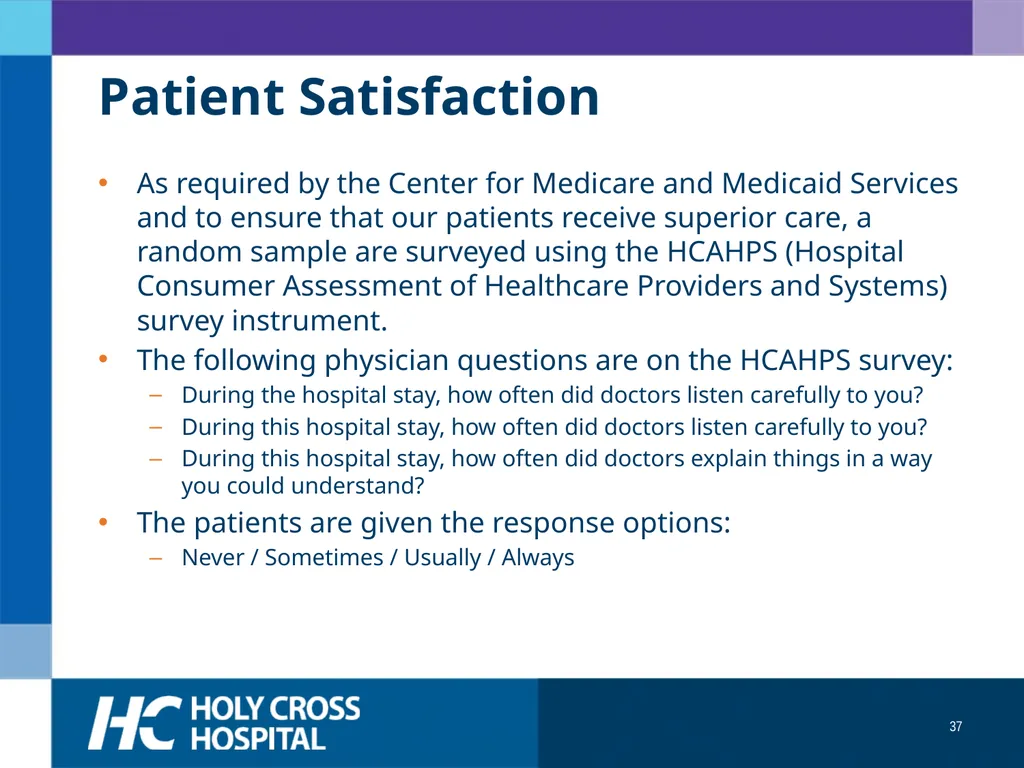Physician Orientation Guide Welcome Welcome to - slide 37 of 49