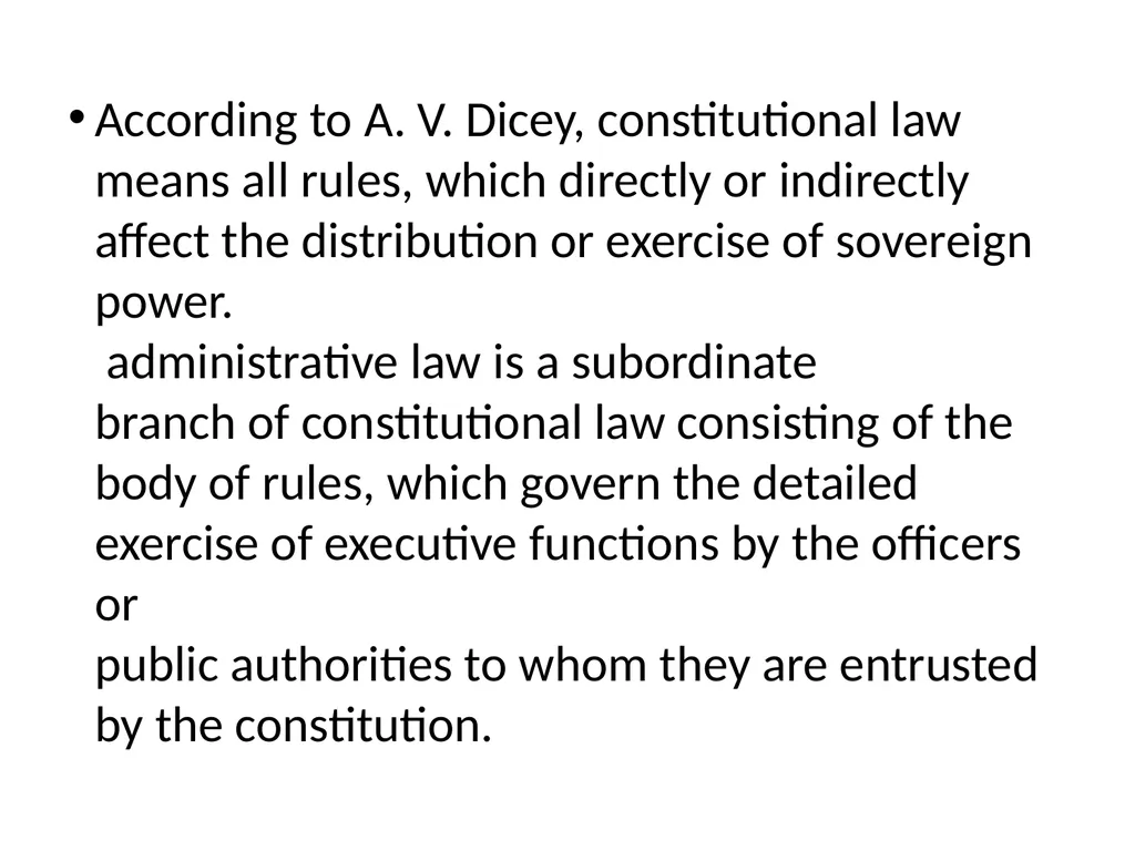 ADMINISTRATIVE LAW AND CONSTITUTIONAL LAW - slide 2 of 16