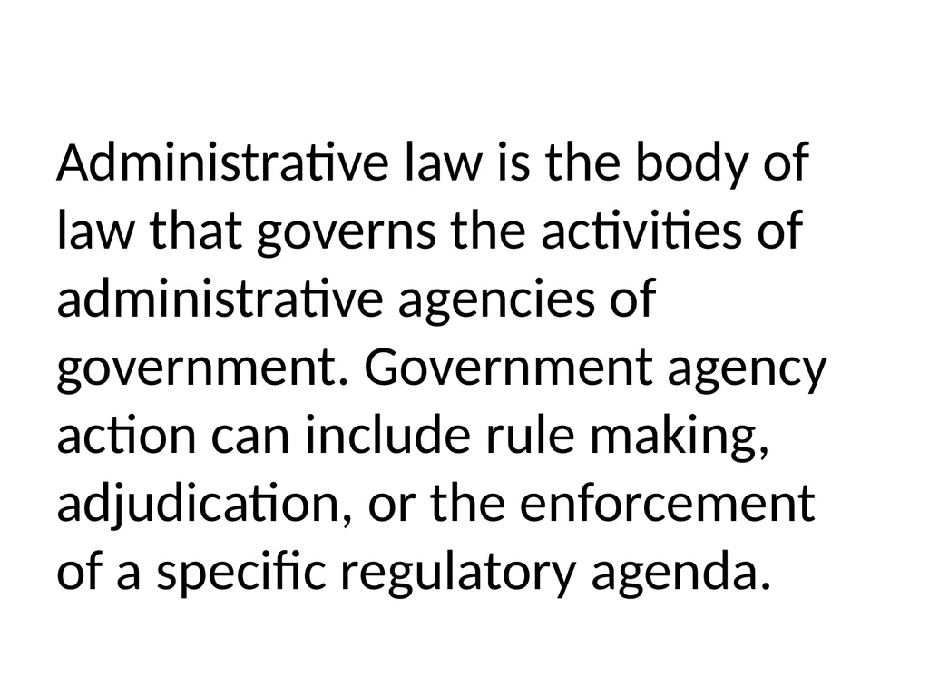 ADMINISTRATIVE LAW AND CONSTITUTIONAL LAW - slide 4 of 16