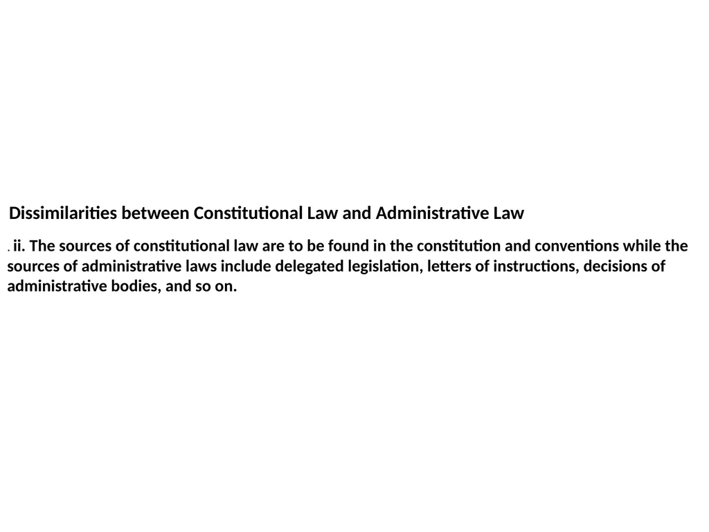 ADMINISTRATIVE LAW AND CONSTITUTIONAL LAW - slide 11 of 16