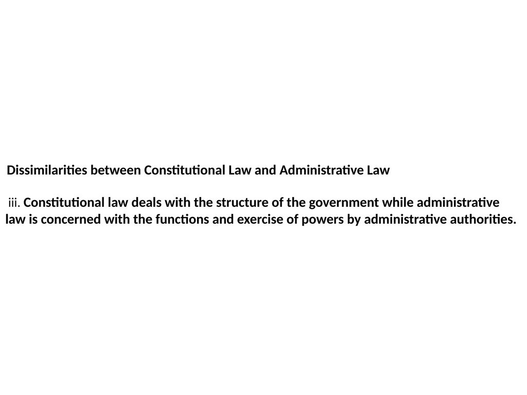 ADMINISTRATIVE LAW AND CONSTITUTIONAL LAW - slide 12 of 16