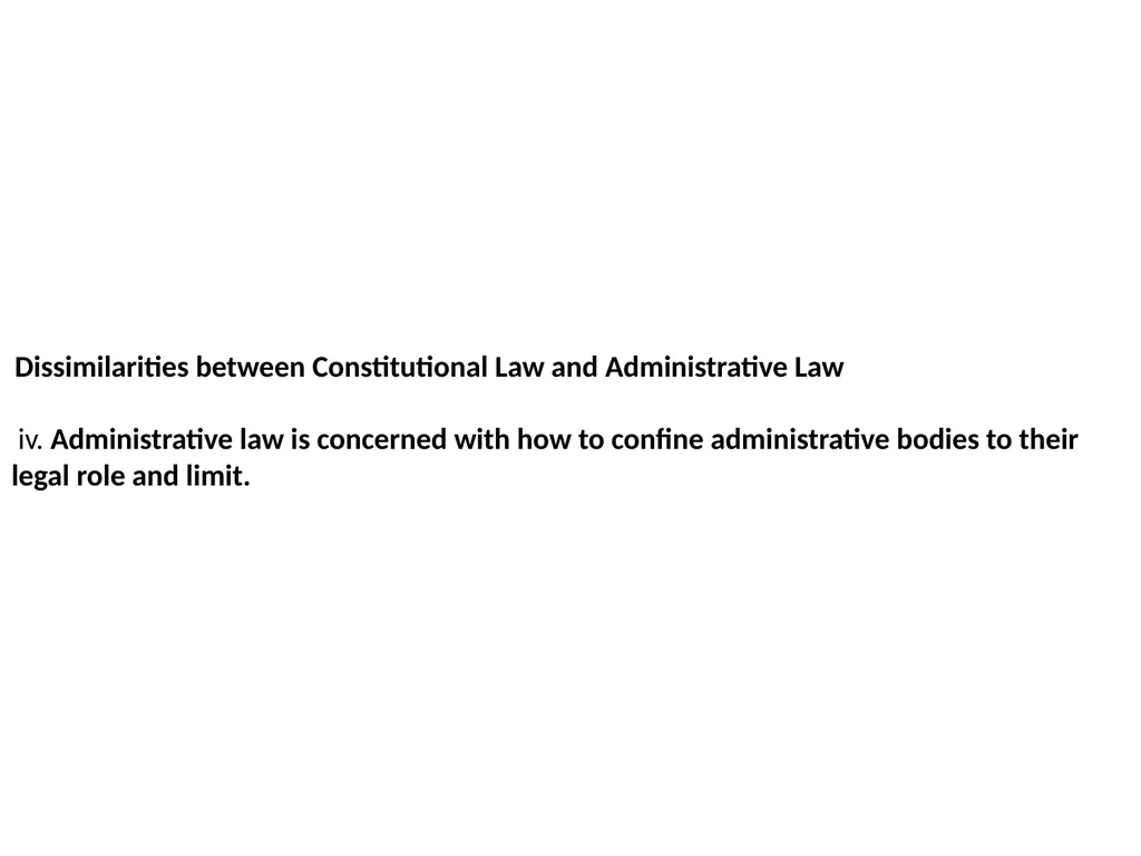 ADMINISTRATIVE LAW AND CONSTITUTIONAL LAW - slide 13 of 16