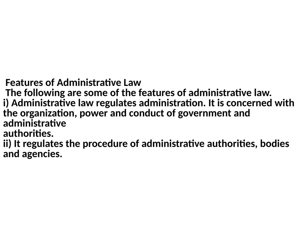ADMINISTRATIVE LAW AND CONSTITUTIONAL LAW - slide 5 of 16