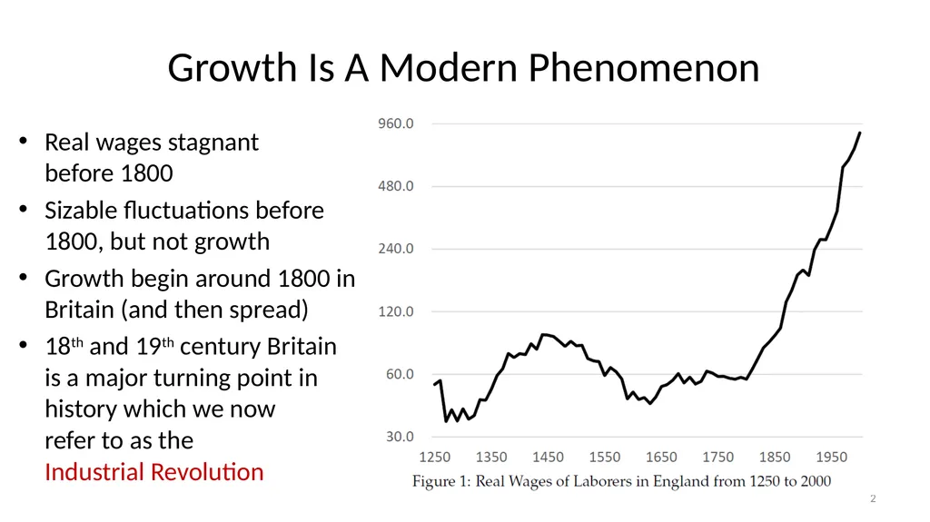 Lecture 6A Malthus and Pre-Industrial Stagnation - slide 2 of 44