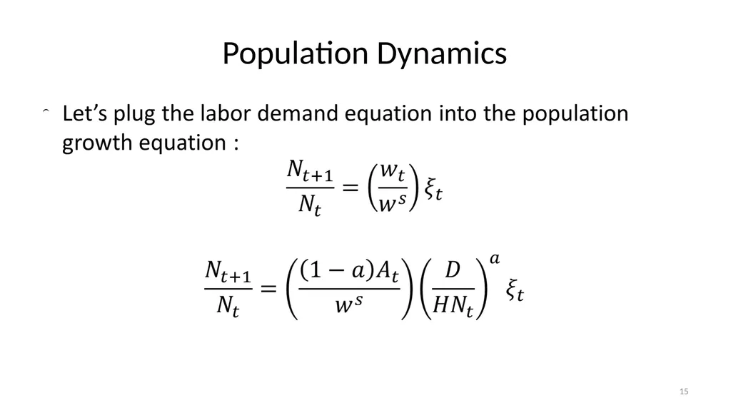 Lecture 6A Malthus and Pre-Industrial Stagnation - slide 15 of 44