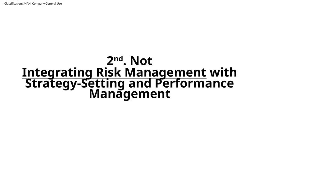 Three Common Risk Failure: How to avoid them Nada - slide 12 of 23