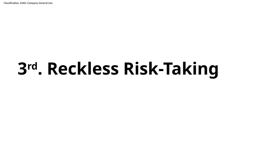 Three Common Risk Failure: How to avoid them Nada - slide 17 of 23