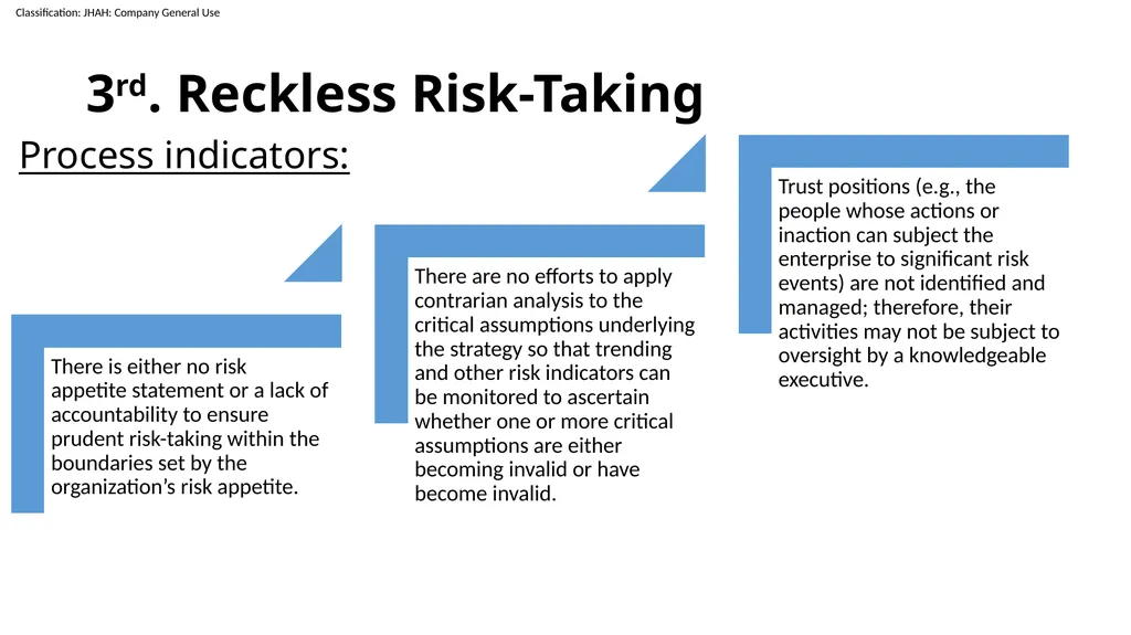 Three Common Risk Failure: How to avoid them Nada - slide 20 of 23