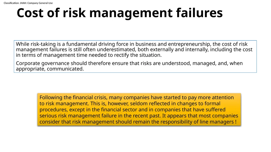 Three Common Risk Failure: How to avoid them Nada - slide 4 of 23