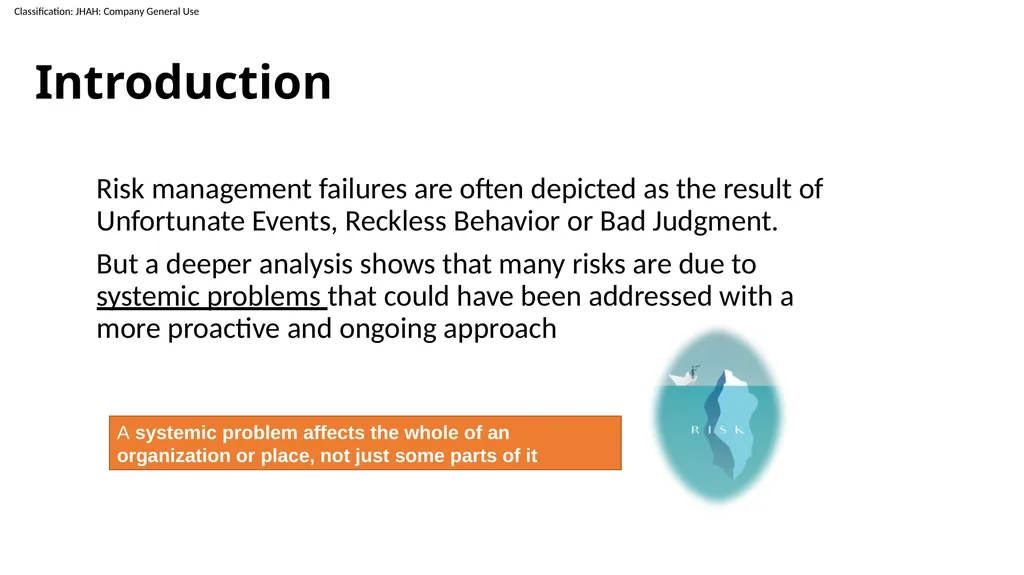 Three Common Risk Failure: How to avoid them Nada - slide 3 of 23