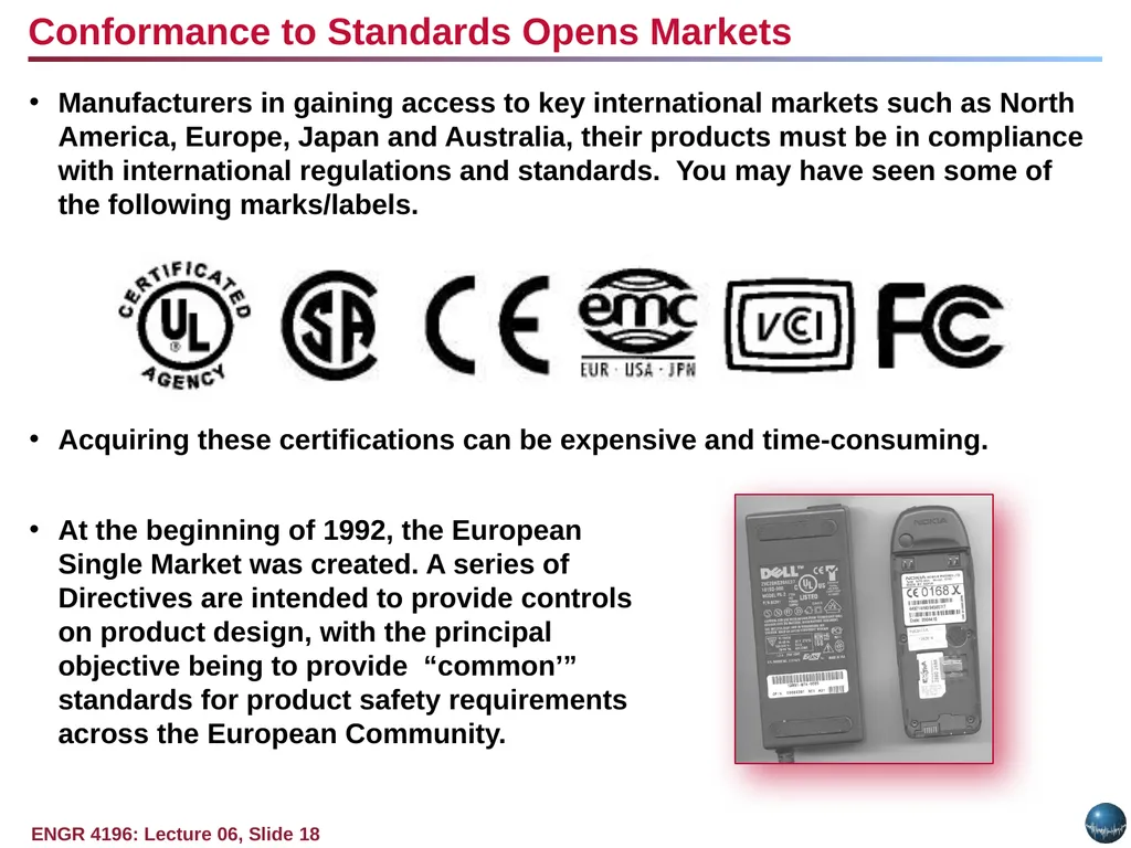 Question: Why do standards exist? Objectives: - slide 18 of 25