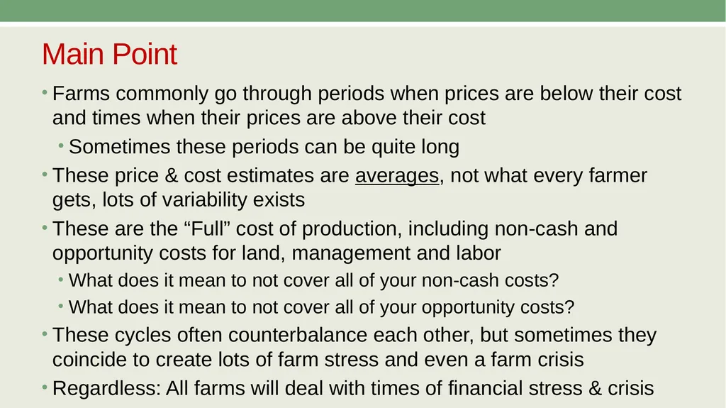 Economics of Cost in Farm Management AAE 320 Paul - slide 19 of 24