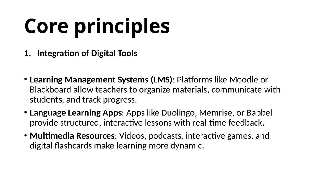 Fundamentals of Language Teaching through - slide 14 of 23