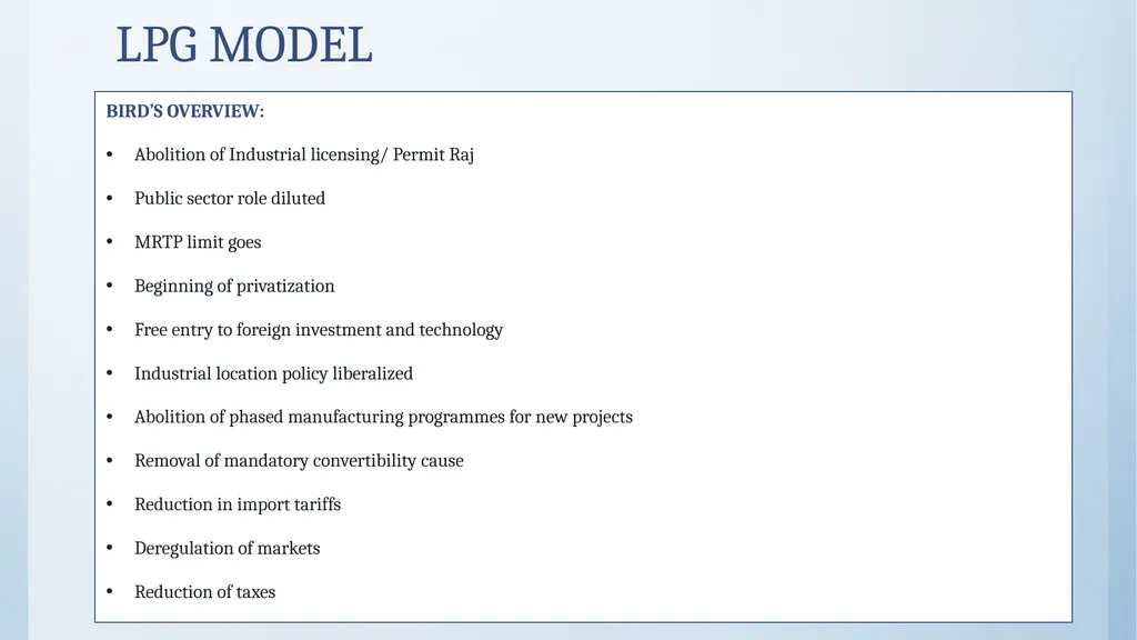 LPG MODEL LPG MODEL Foreign Technology Agreements - slide 11 of 12