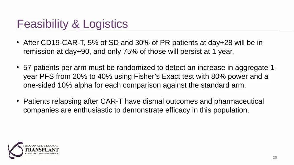 Lymphoma: Upfront CAR-T for high-risk mantle cell - slide 26 of 30