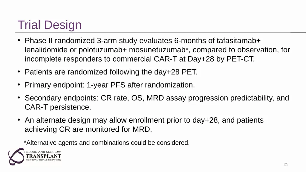 Lymphoma: Upfront CAR-T for high-risk mantle cell - slide 25 of 30