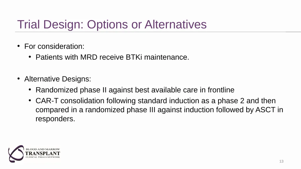 Lymphoma: Upfront CAR-T for high-risk mantle cell - slide 13 of 30