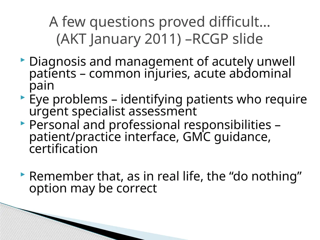 AKT hints and tips + e-portfolio update Feb 2012 - slide 8 of 15