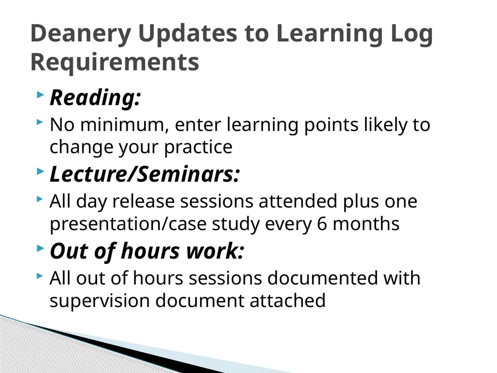 AKT hints and tips + e-portfolio update Feb 2012 - slide 3 of 15