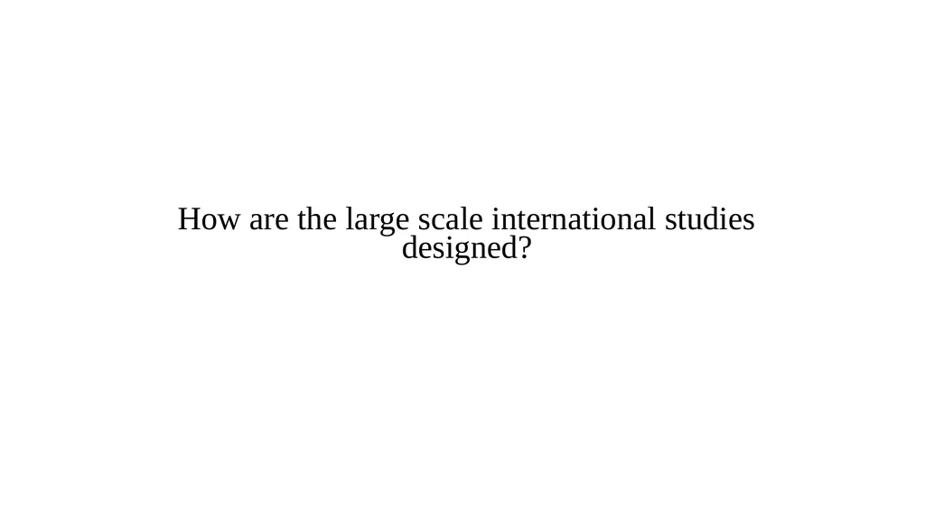 Sample design and weights Lecture 2 Aims To - slide 3 of 43