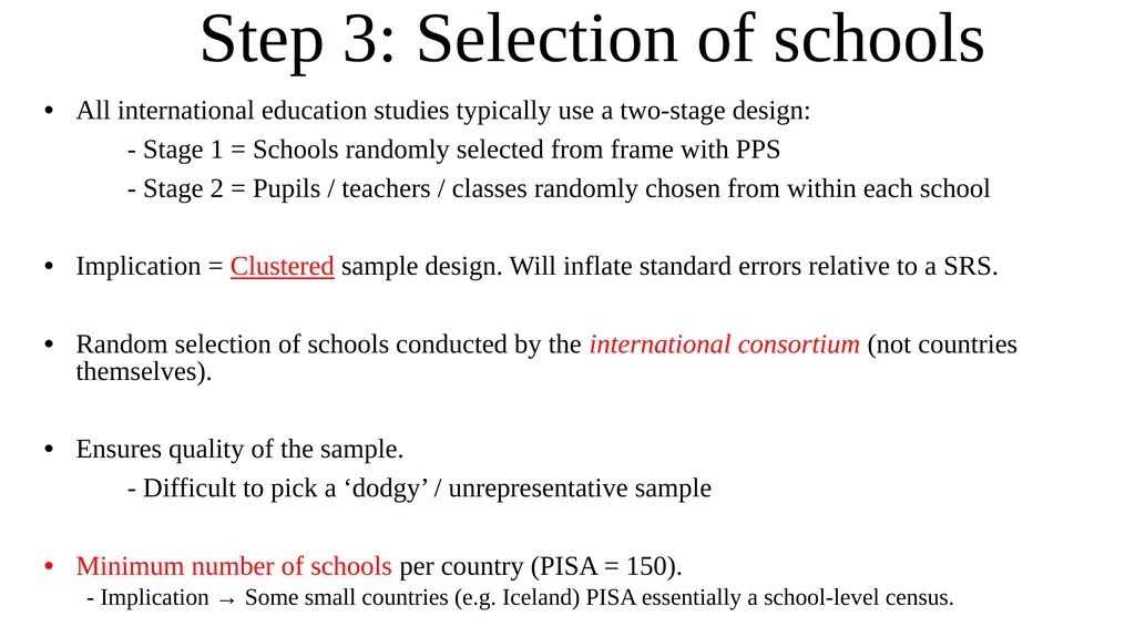 Sample design and weights Lecture 2 Aims To - slide 7 of 43