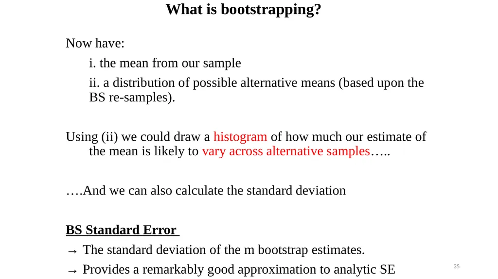 Sample design and weights Lecture 2 Aims To - slide 35 of 43