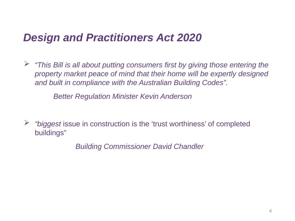 Industry Reform Update Legal Update presentation - slide 4 of 10