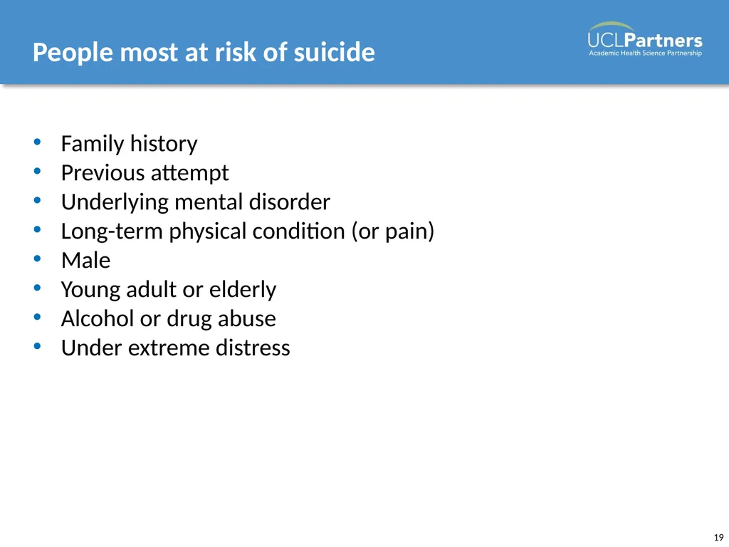 Mental Health Awareness Presenter name, position, - slide 19 of 63