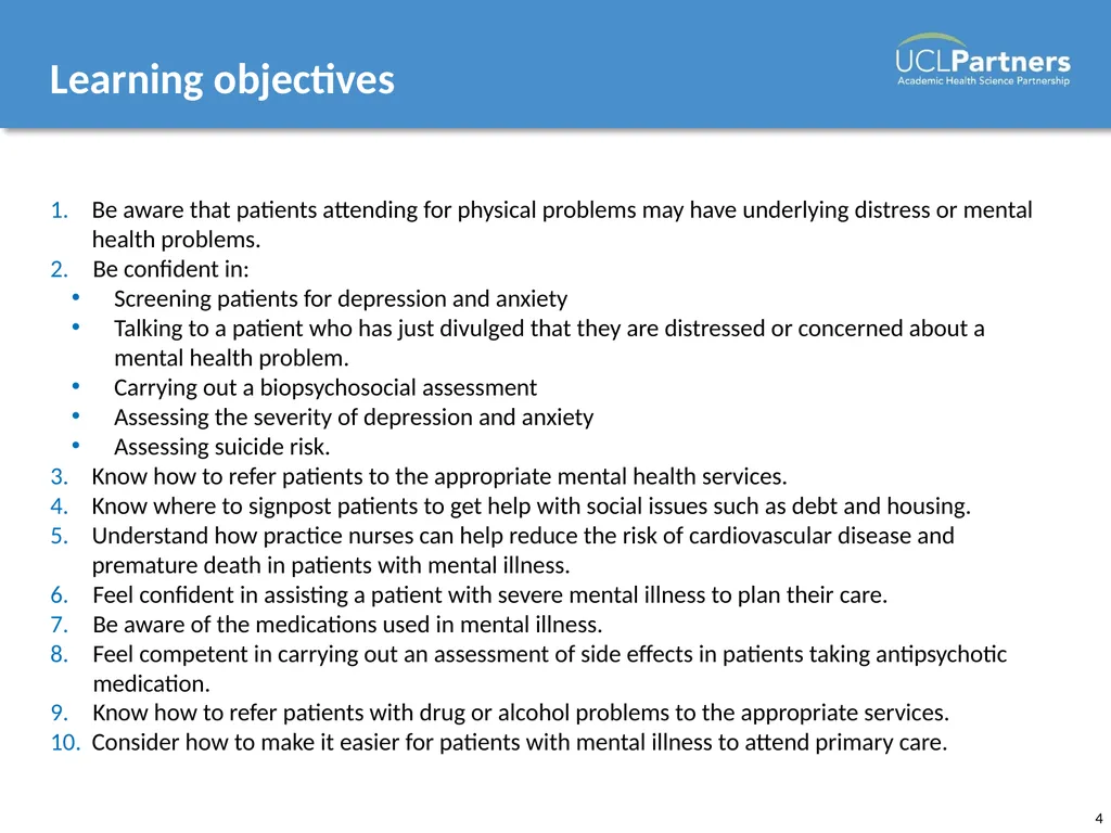 Mental Health Awareness Presenter name, position, - slide 4 of 63
