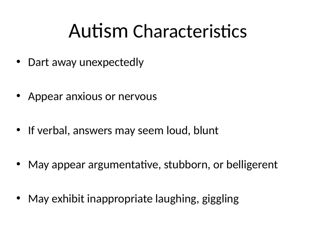 Disability Recognition & Suggested Responses For - slide 11 of 37