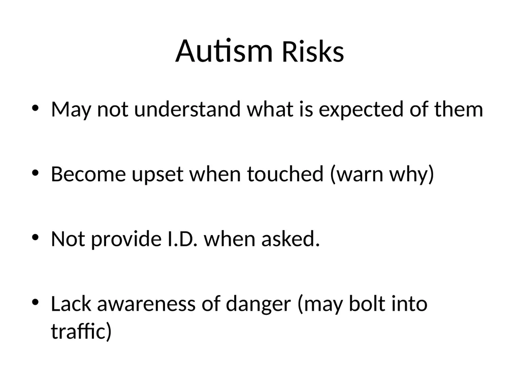 Disability Recognition & Suggested Responses For - slide 15 of 37