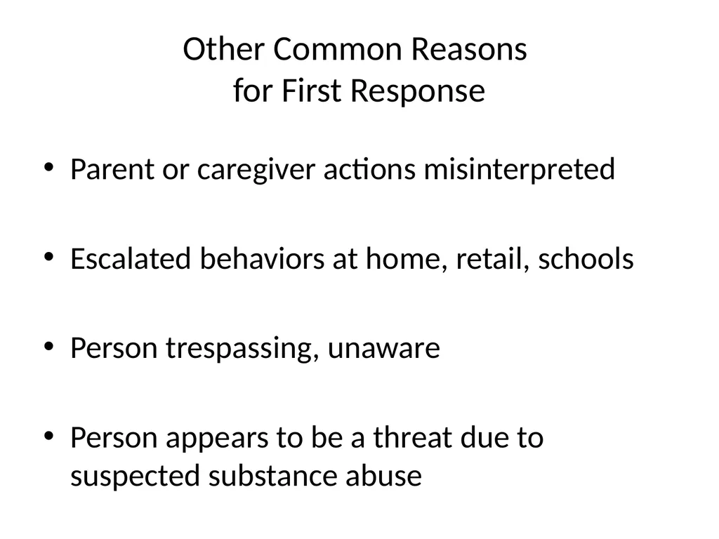 Disability Recognition & Suggested Responses For - slide 28 of 37