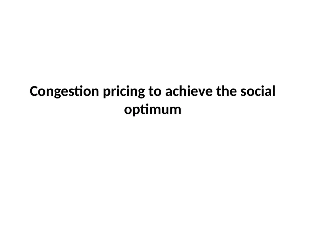 Traffic theory and congestion Traffic examples - slide 18 of 26