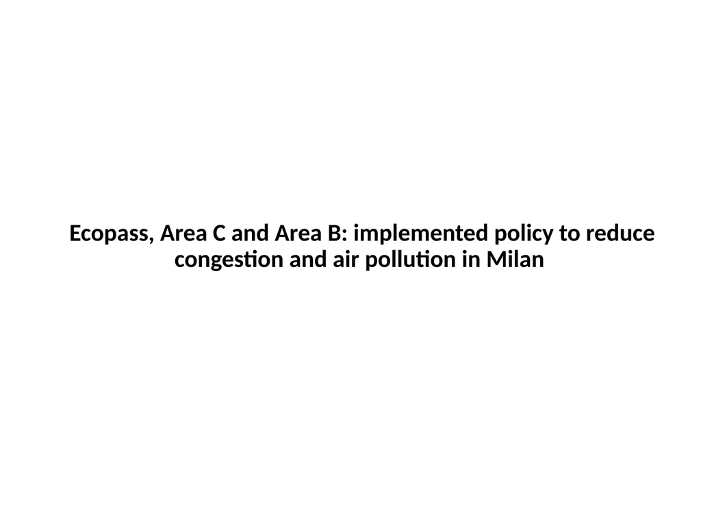 Traffic theory and congestion Traffic examples - slide 26 of 26