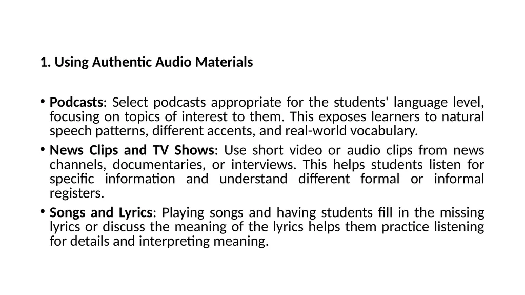 Practical Teaching 2 "Practical teaching" refers - slide 13 of 21