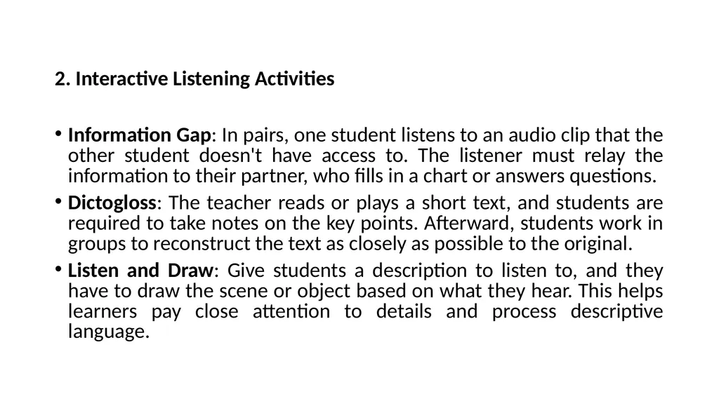 Practical Teaching 2 "Practical teaching" refers - slide 14 of 21