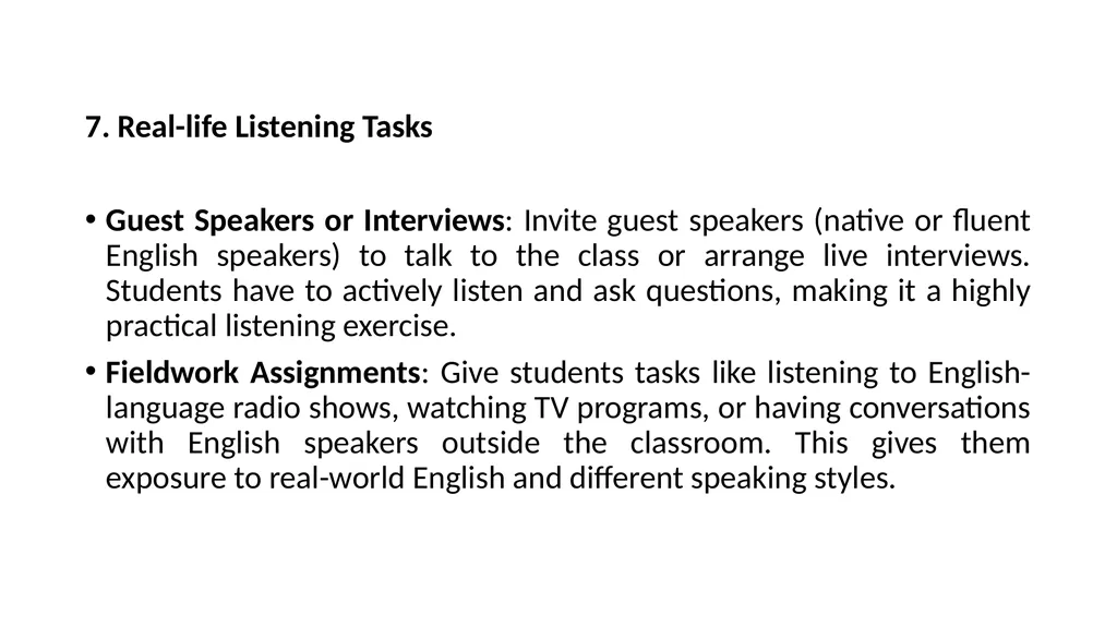 Practical Teaching 2 "Practical teaching" refers - slide 19 of 21