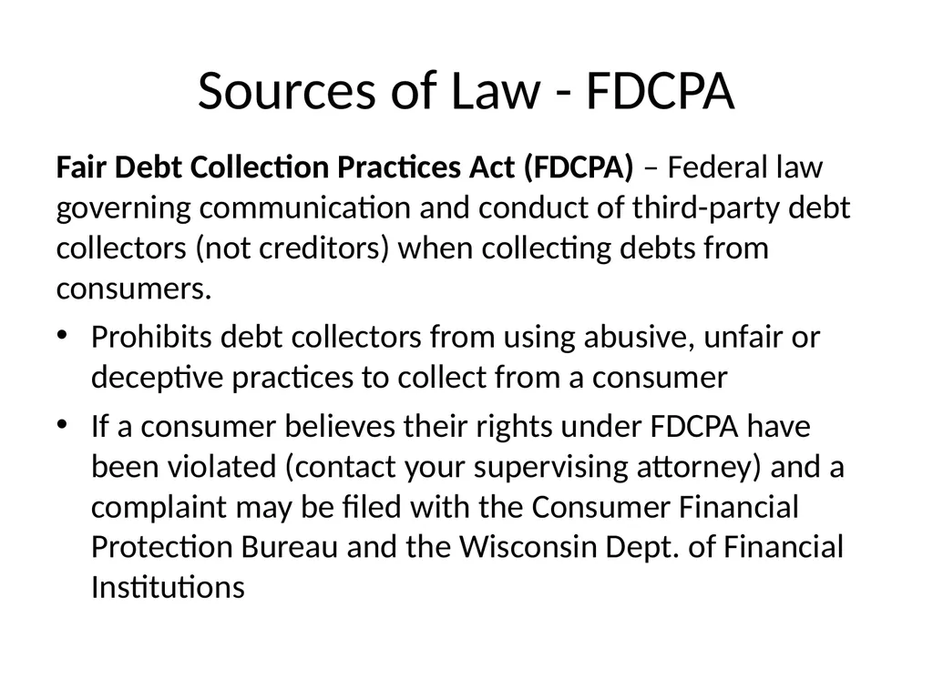 Consumer Law 2021 Guiding Principles Consumer and - slide 5 of 27
