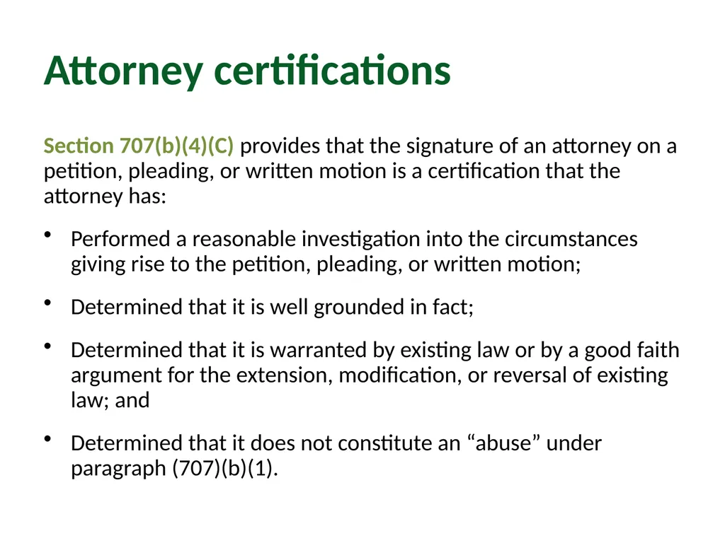Module 2: Pre-Filing Considerations Pro Bono - slide 58 of 63