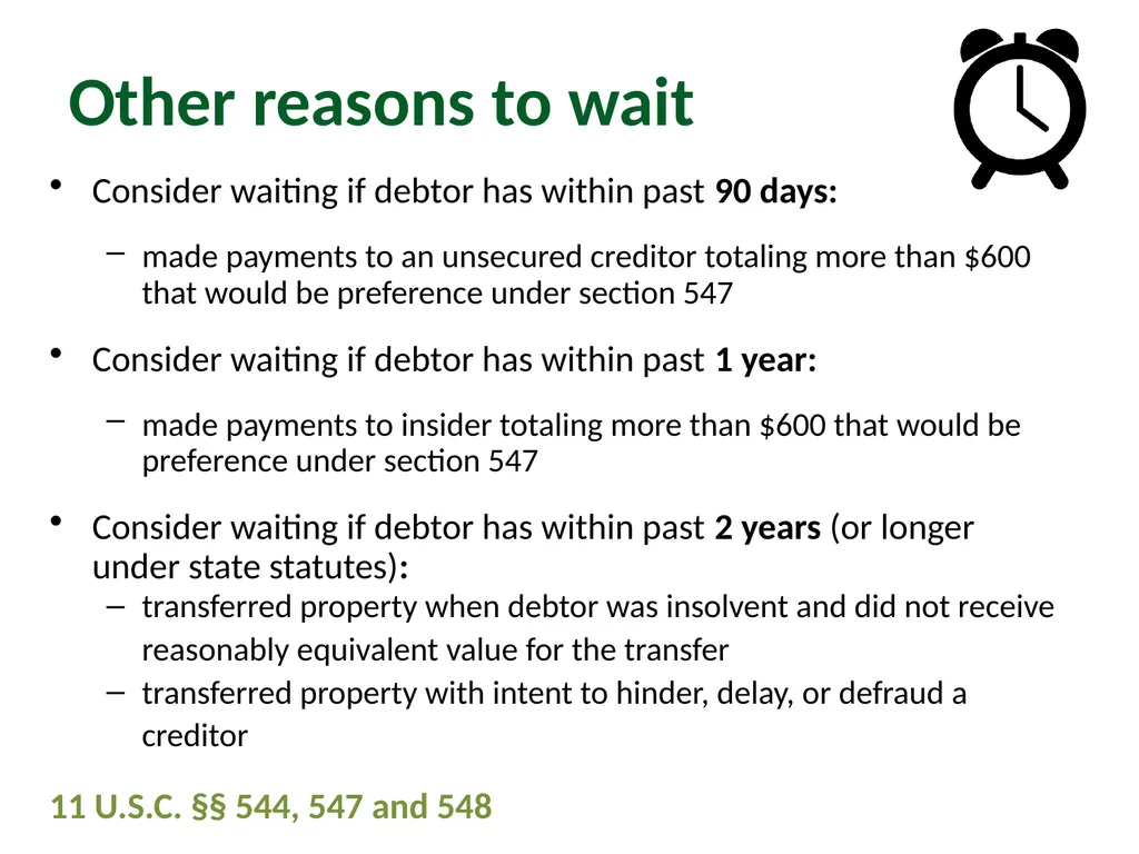 Module 2: Pre-Filing Considerations Pro Bono - slide 40 of 63